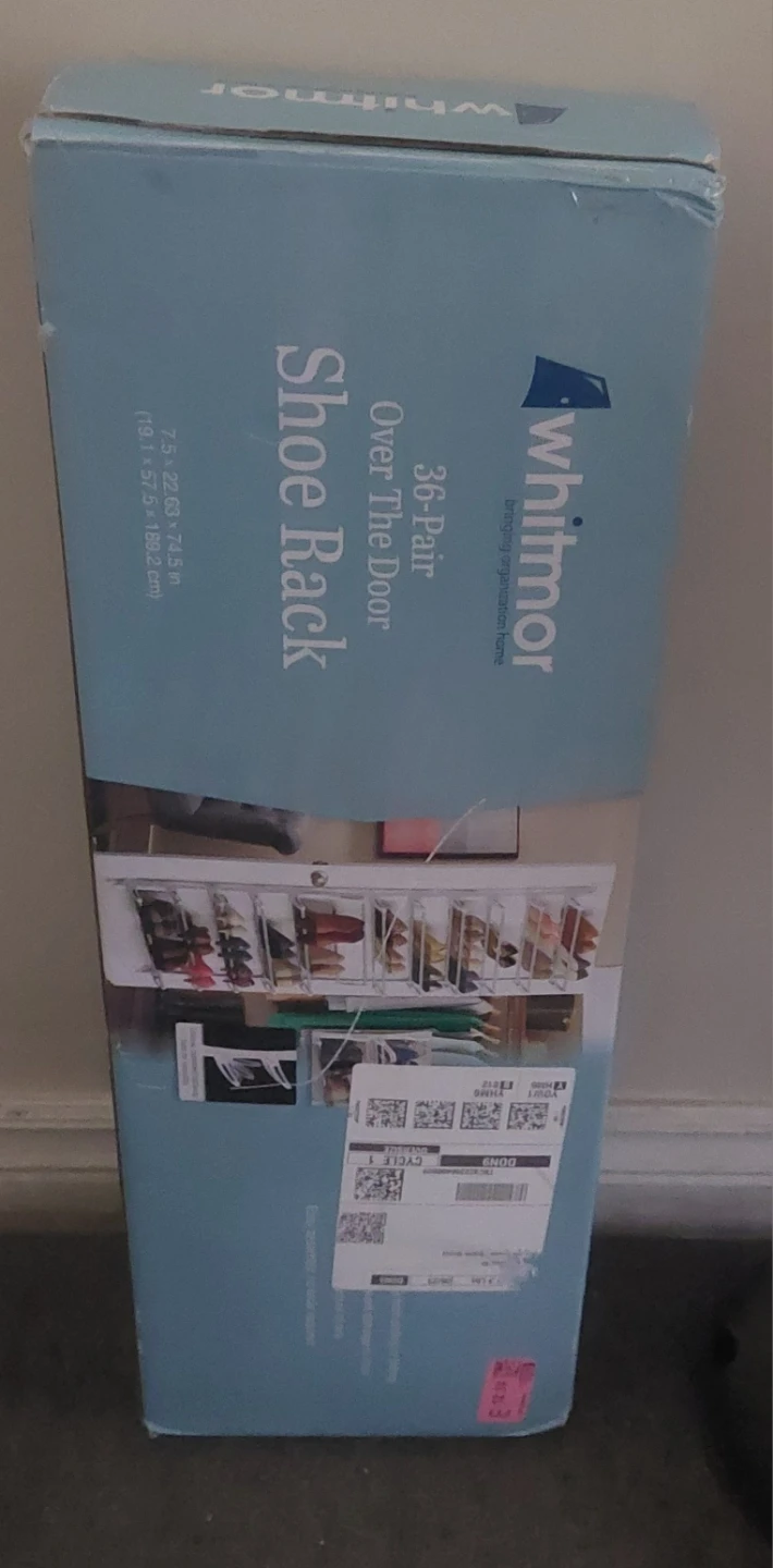Whitmor 36-Pair Over the Door Shoe Rack - photo 2