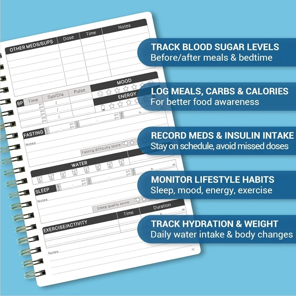 Diabetes Daily Log Book - photo 2