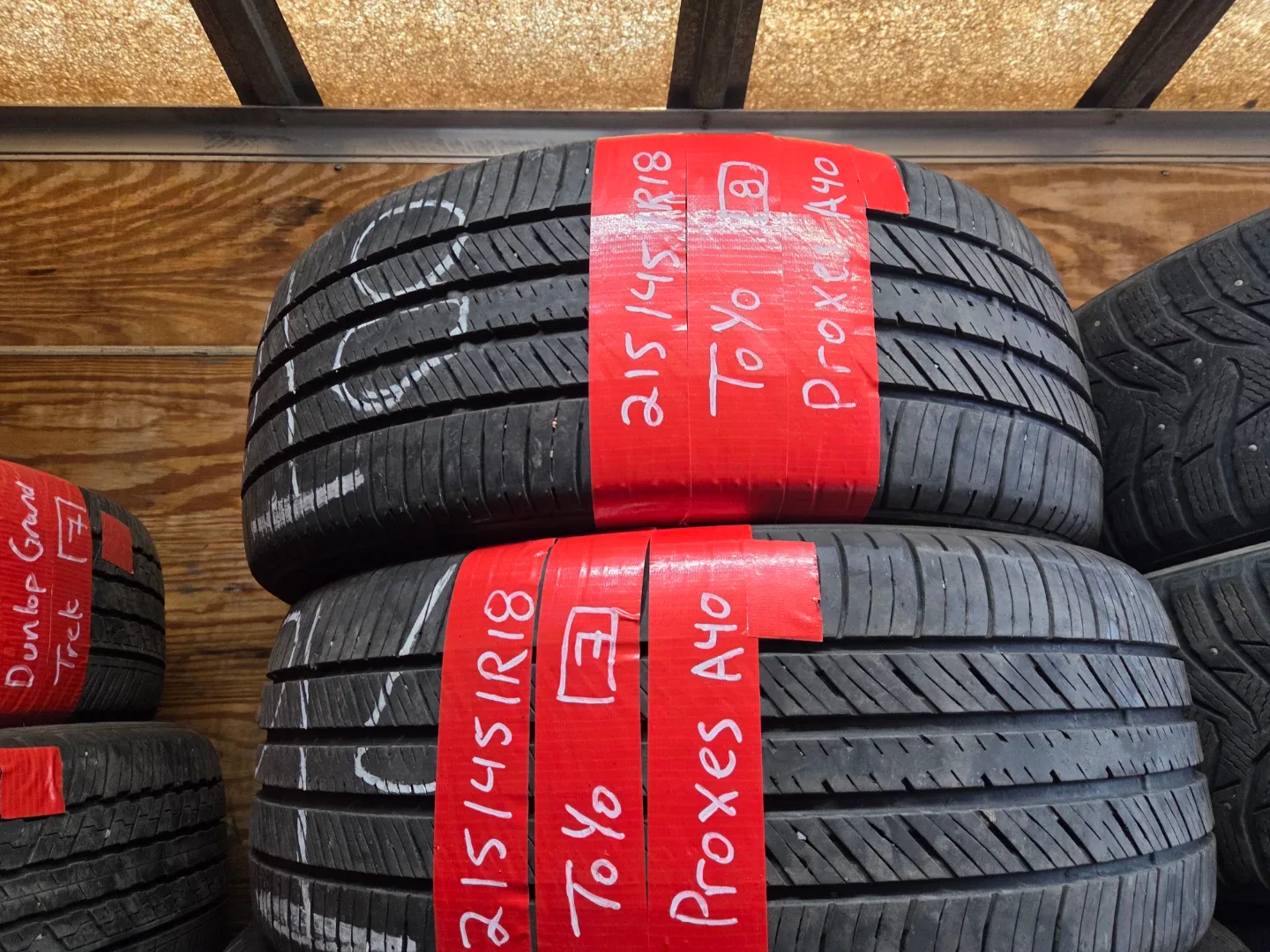 2 Toyo Proxes A40 Tires 215/45R18