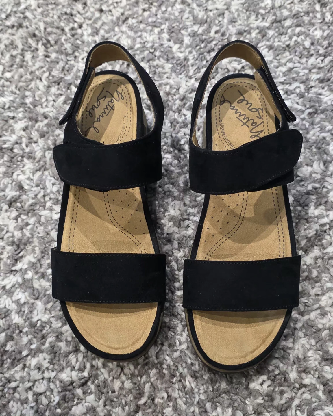 Born Oriel Black Sandals Size 9.5 - photo 2