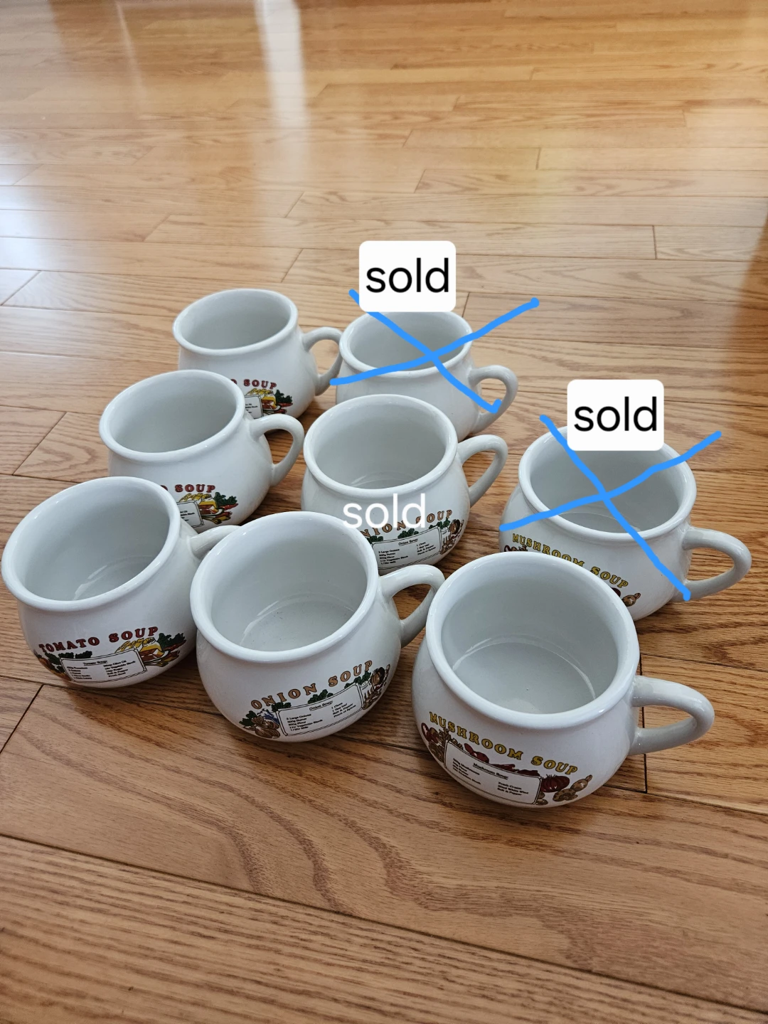 Set of 6 Soup Mugs with Recipes - photo 4