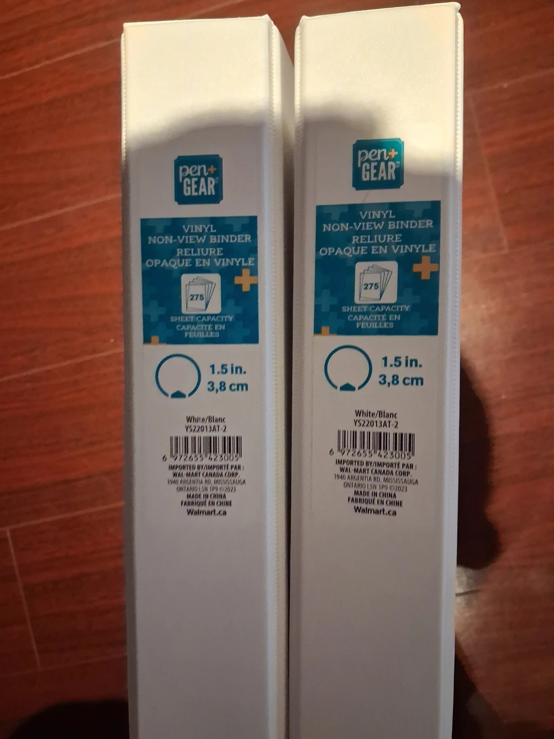Two 1.5-inch White Vinyl Binders - photo 3