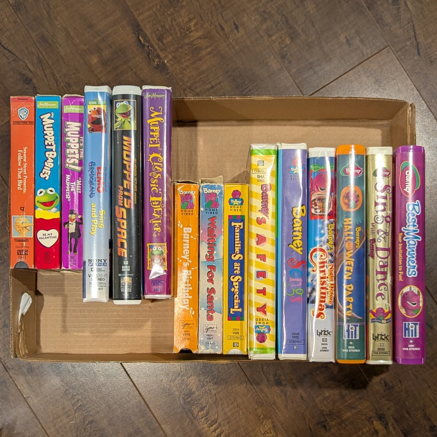 Muppets and Barney VHS Collection
