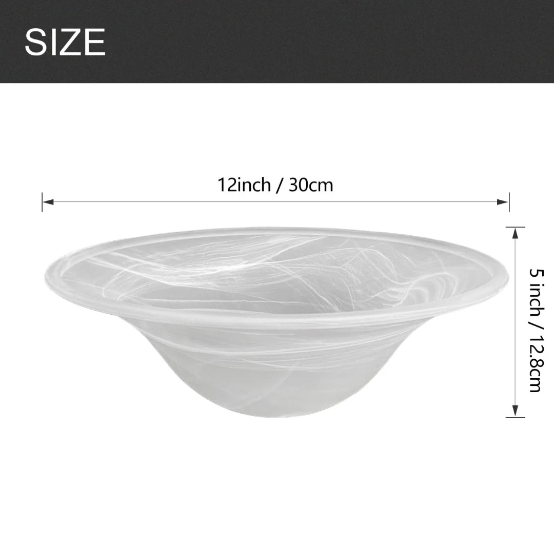 Alabaster Glass Lampshade - photo 4