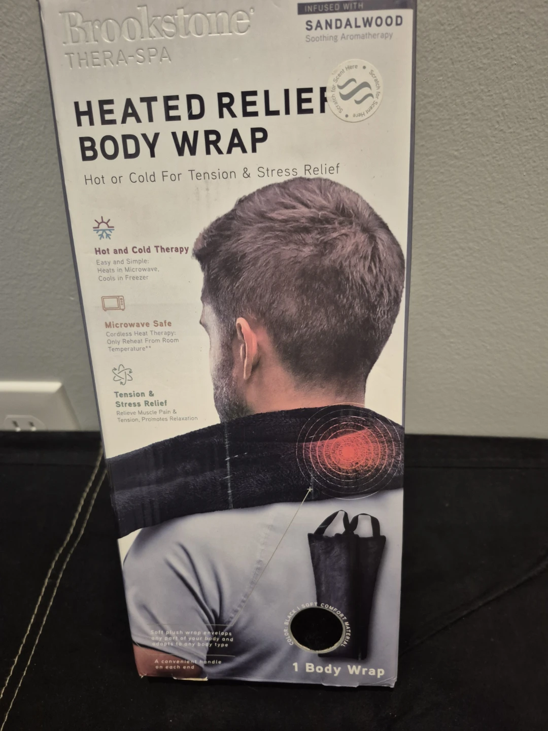 Brookstone Thera-Spa Heated Relief Body Wrap