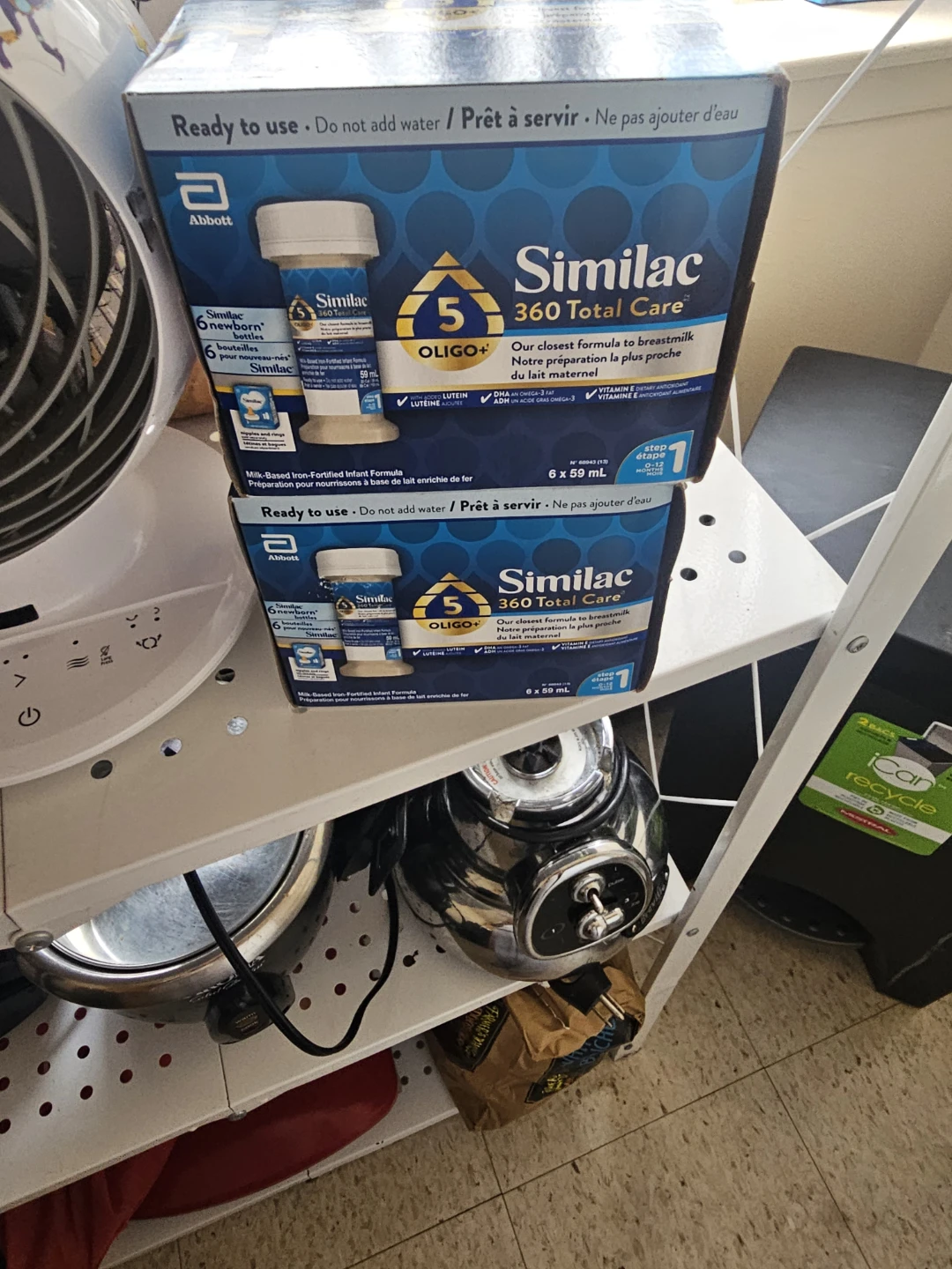 2 Boxes Similac 360 Total Care Step 1 Infant Formula
