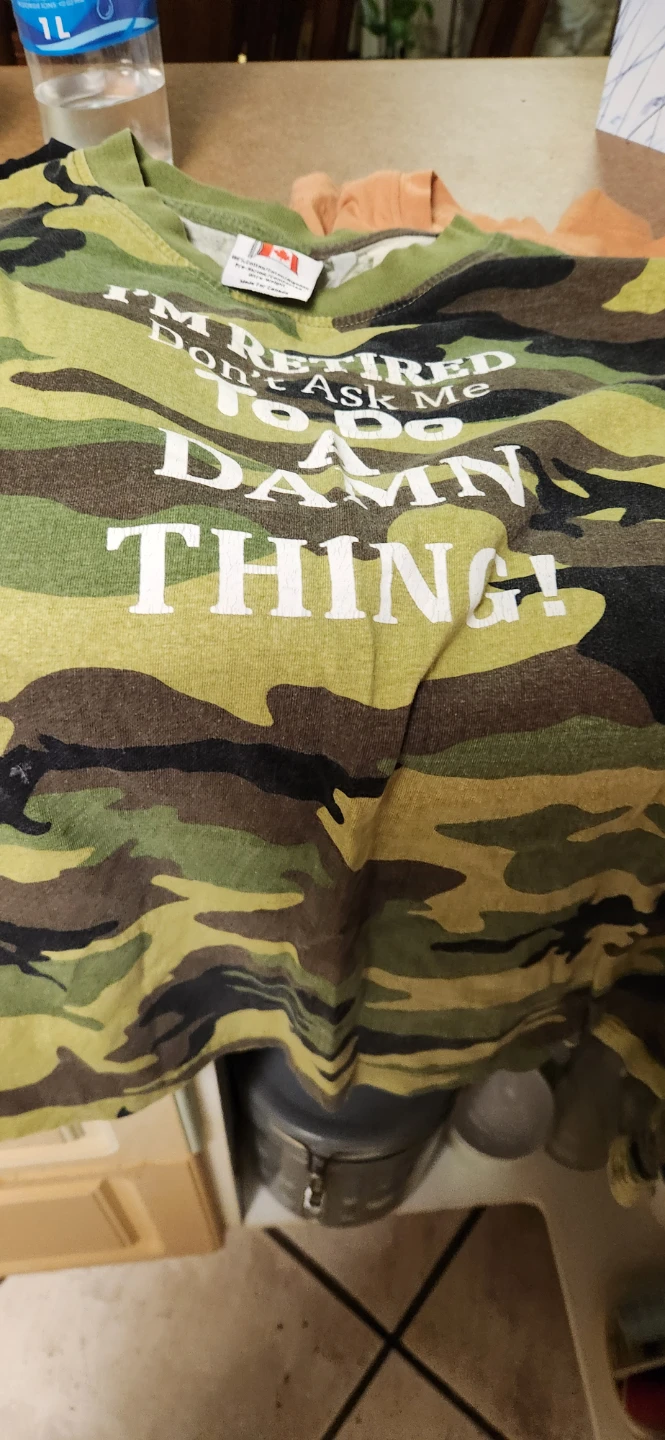 I'm Retired Camouflage T-Shirt🏈