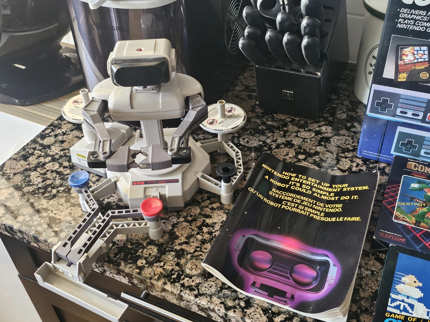 Nintendo Entertainment System with R.O.B. and Games - photo 4