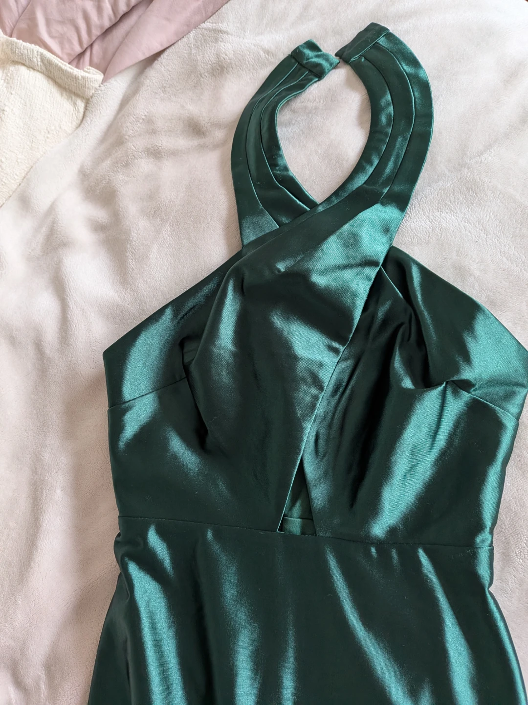 Le Chateau Emerald Green Halter Neck Maxi Dress XXS - photo 2