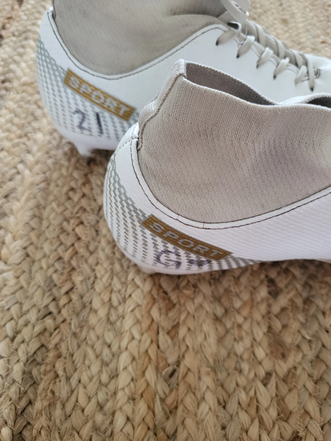 White Soccer Cleats - photo 2