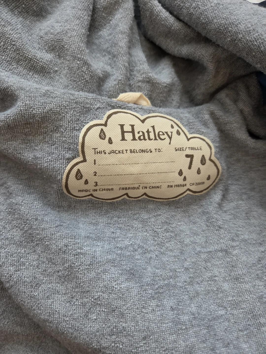 🏈Hatley Kids Shark Raincoat kids Size 7 - photo 3