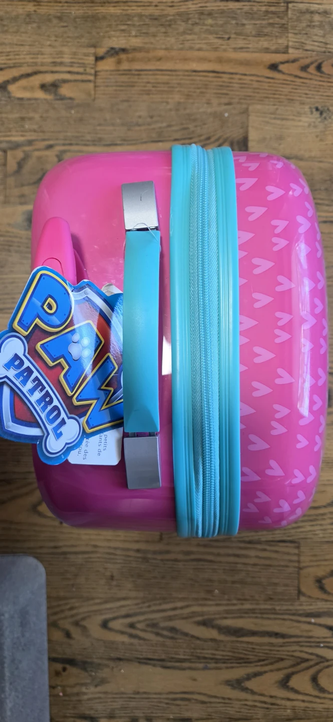 Paw Patrol Pink Rolling Suitcase
