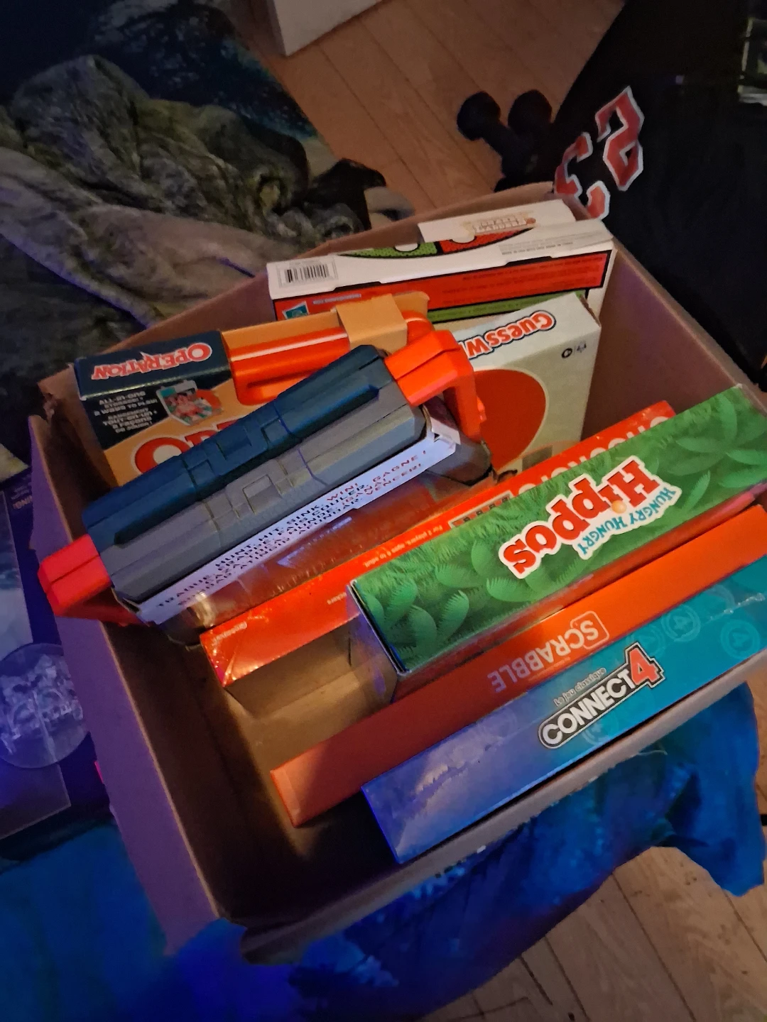 Box of kids games