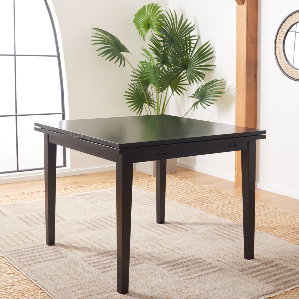 Black Extendable Dining Table - photo 2