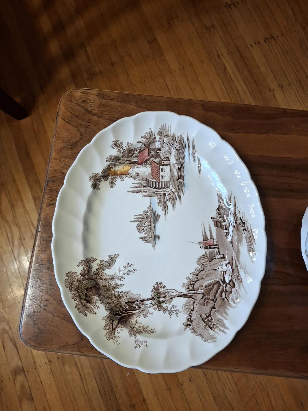 Johnson Brothers The Old Mill Pitcher and Platter - photo 4
