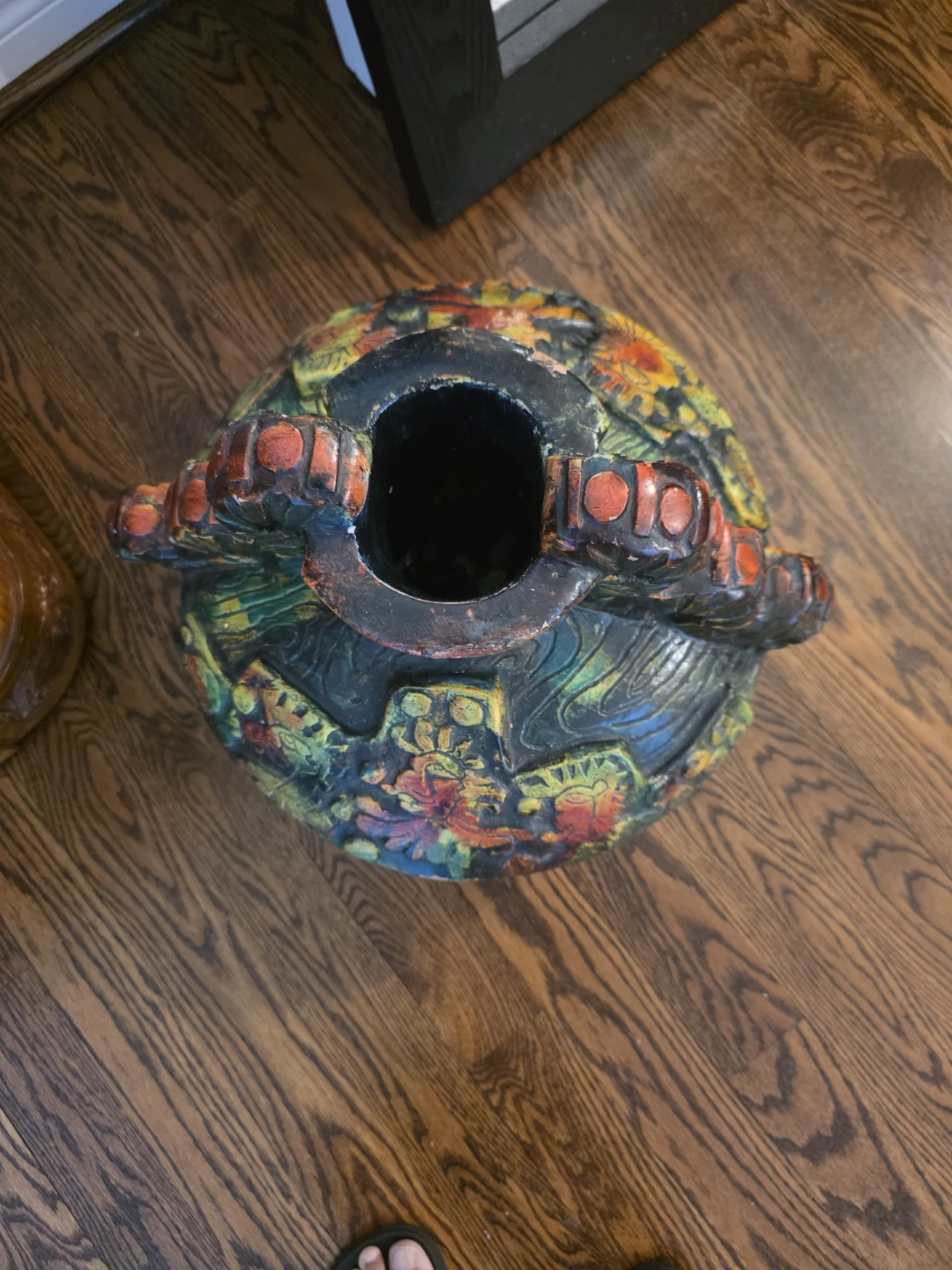 Vintage Decorative Carved Vase - photo 4
