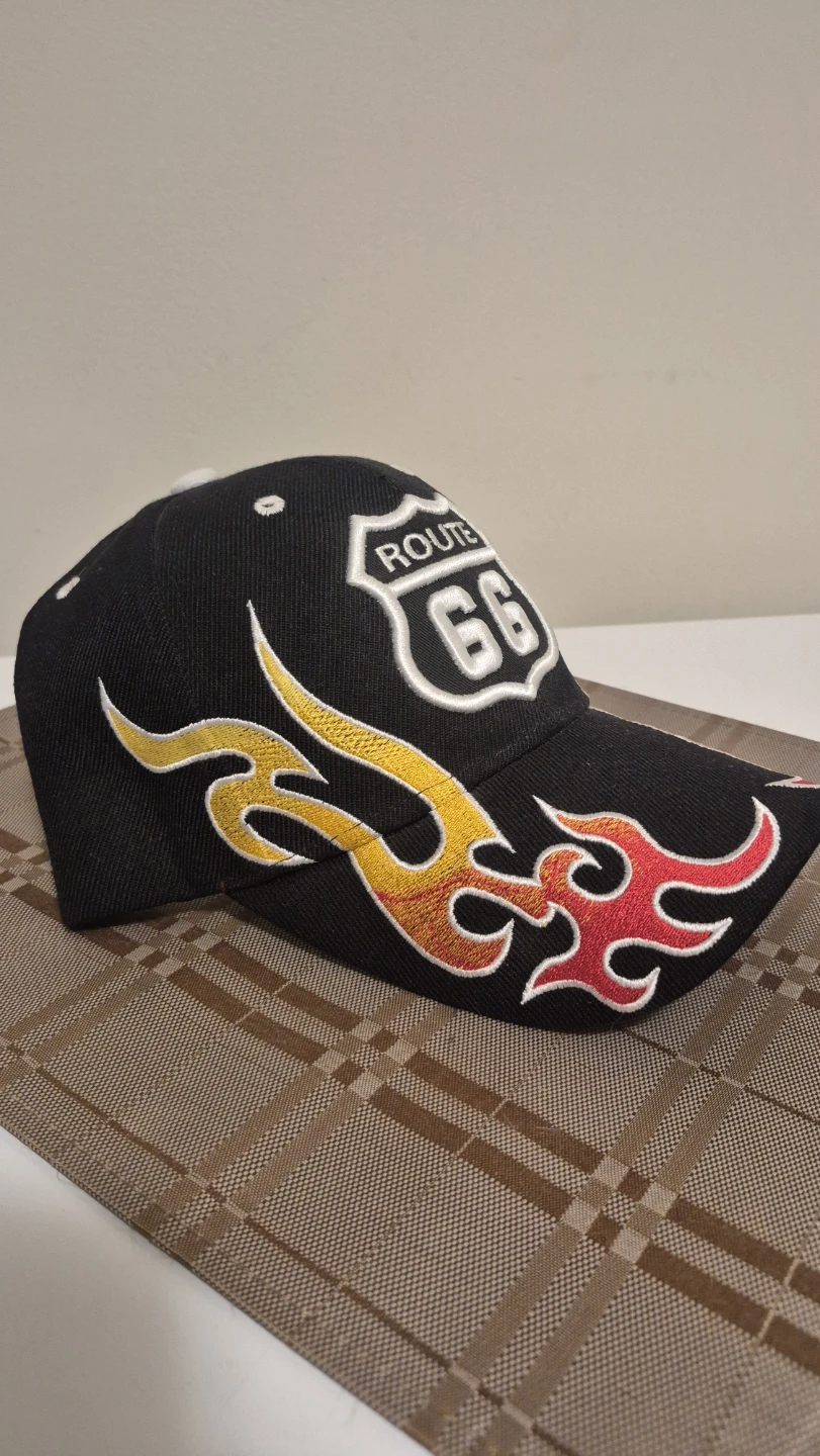 Route 66 Embroidered Baseball Cap 🏈 - photo 3