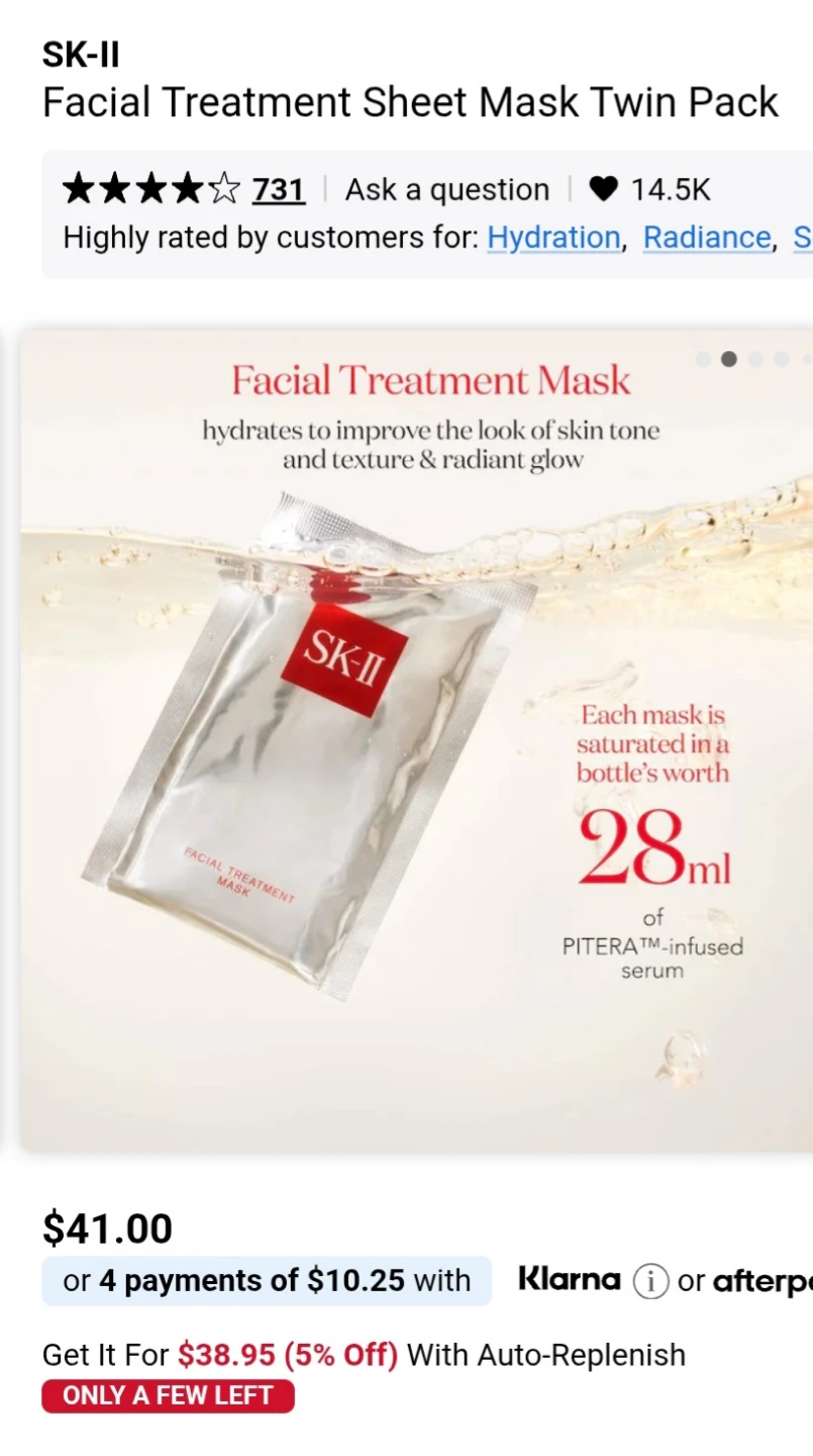 SK-II Facial Sheet Mask Twin Pack - photo 2