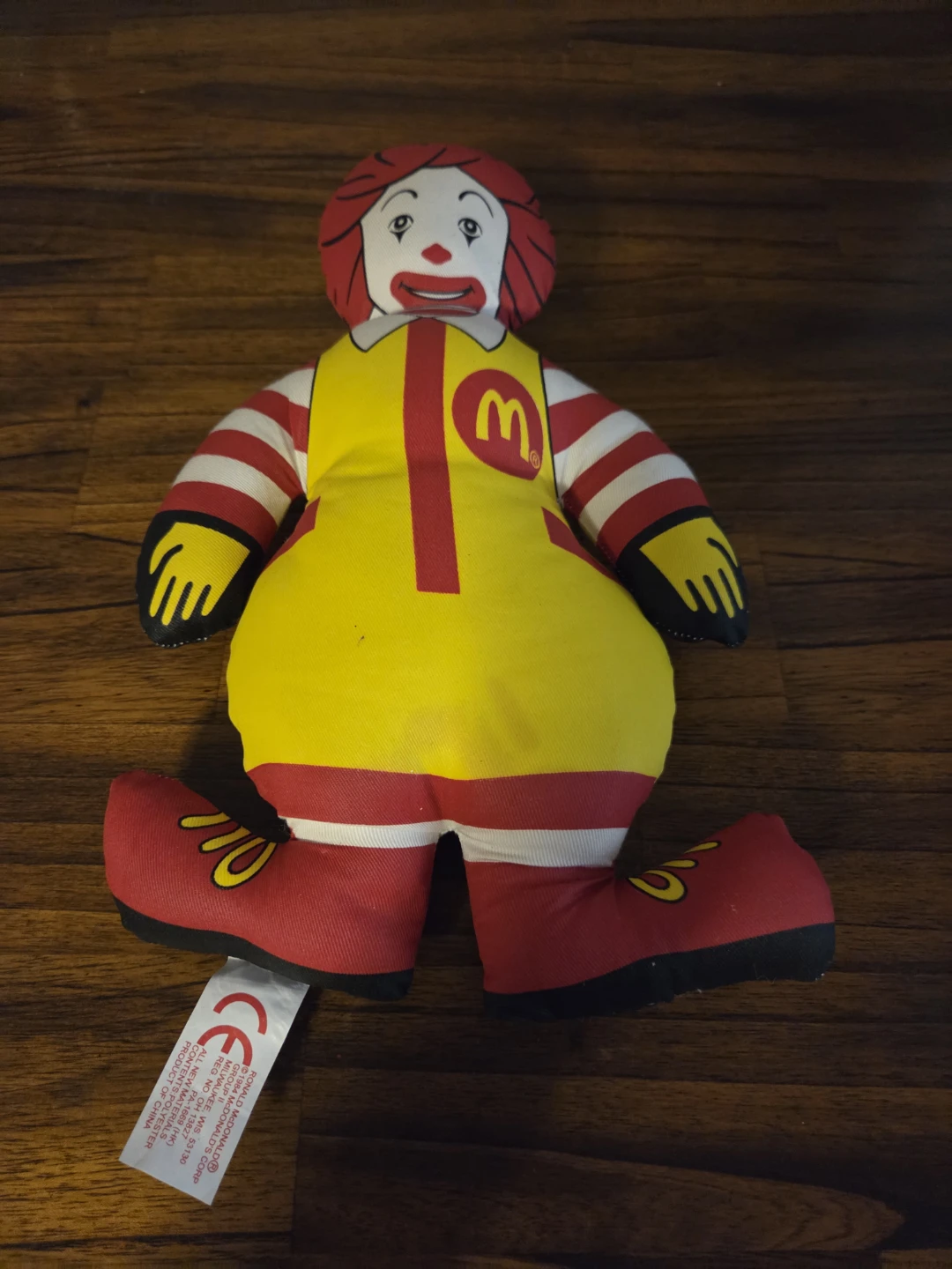 Vintage 1984 Ronald McDonald Plush Toy