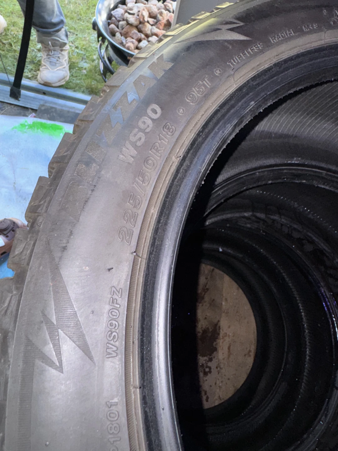 Bridgestone Blizzak WS90 Winter Tires 225/50R18 - photo 2