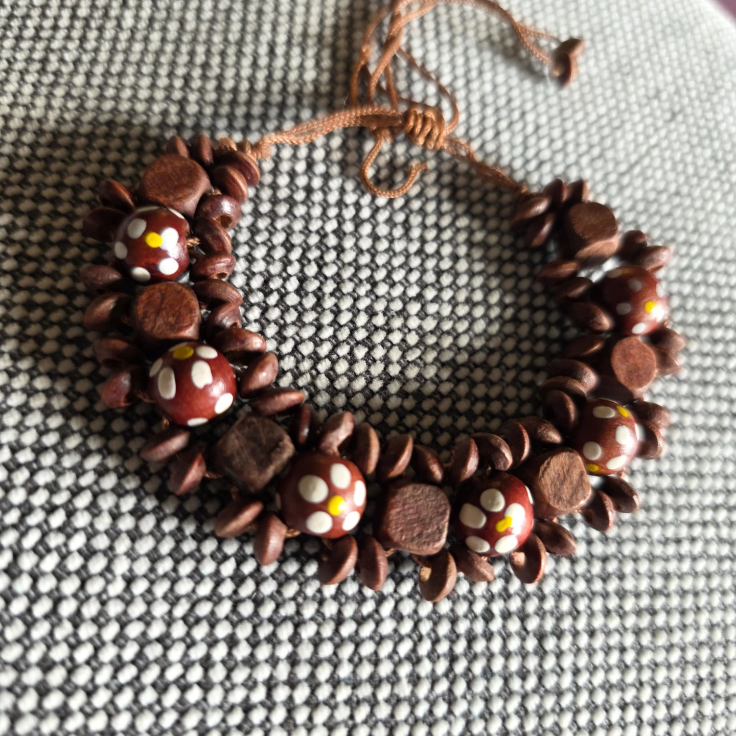Handmade Wooden Bead Bracelet - photo 4