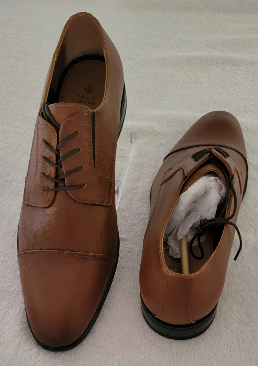 Call It Spring Tan Oxford Dress Shoes - photo 3