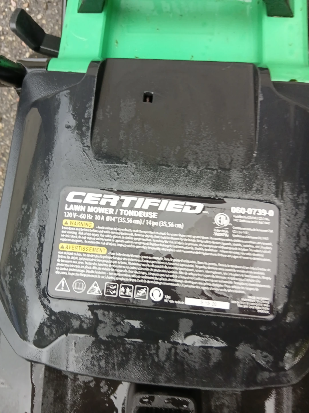 Certified 14-inch Compact Electric Lawn Mower - photo 3