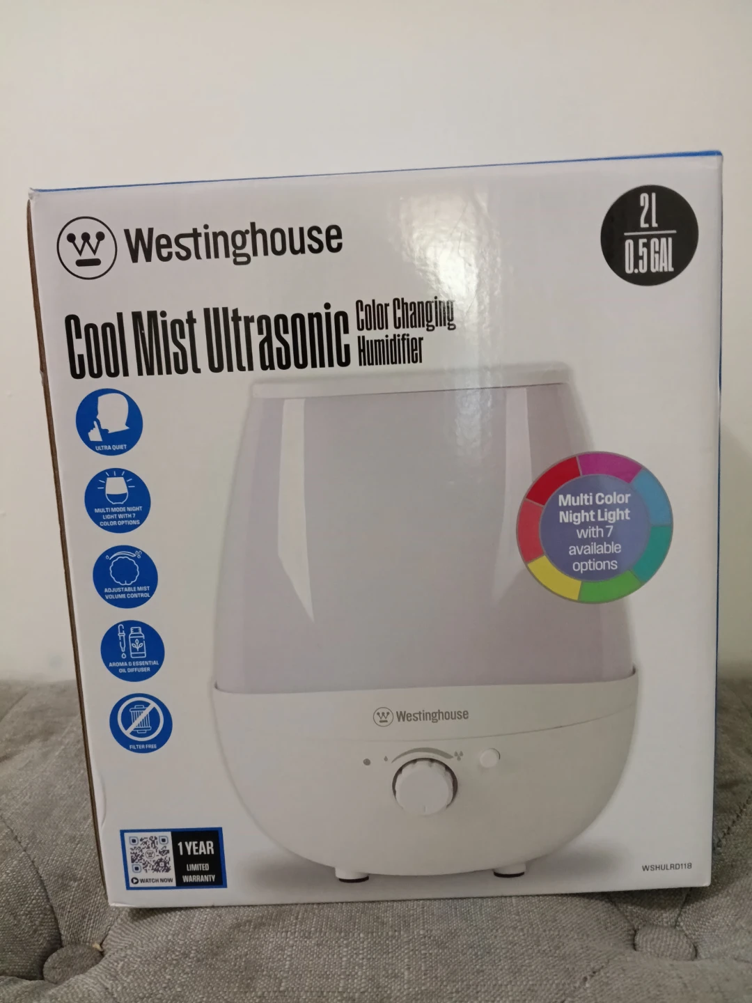 Westinghouse Cool Mist Ultrasonic Humidifier