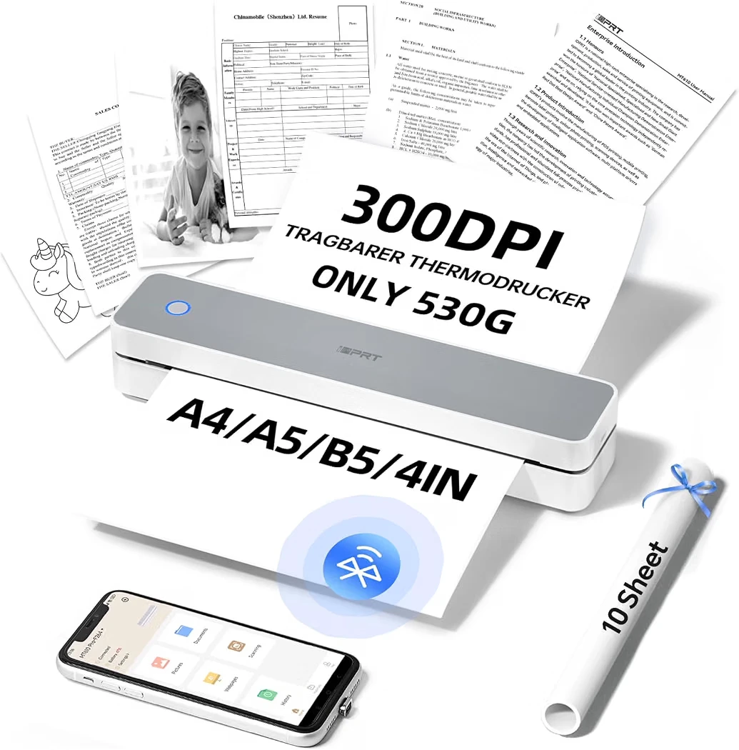 iDPRT MT610 Pro Portable Wireless Printer