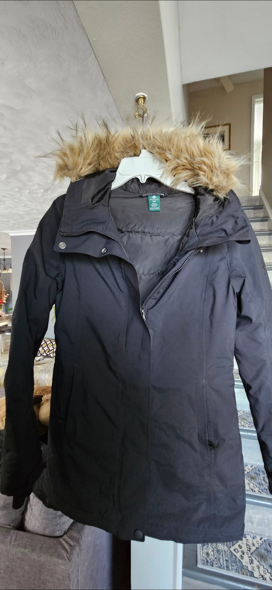 Woods Parka Jacket - Black - Small
