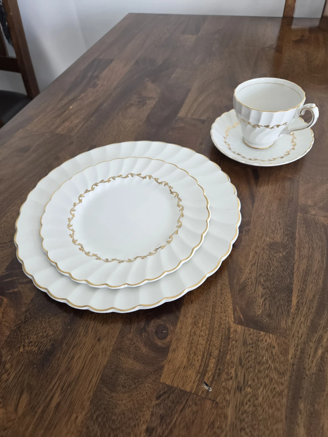 Vintage 1950's Myott's St. Regis Ironstone Dinnerware Set