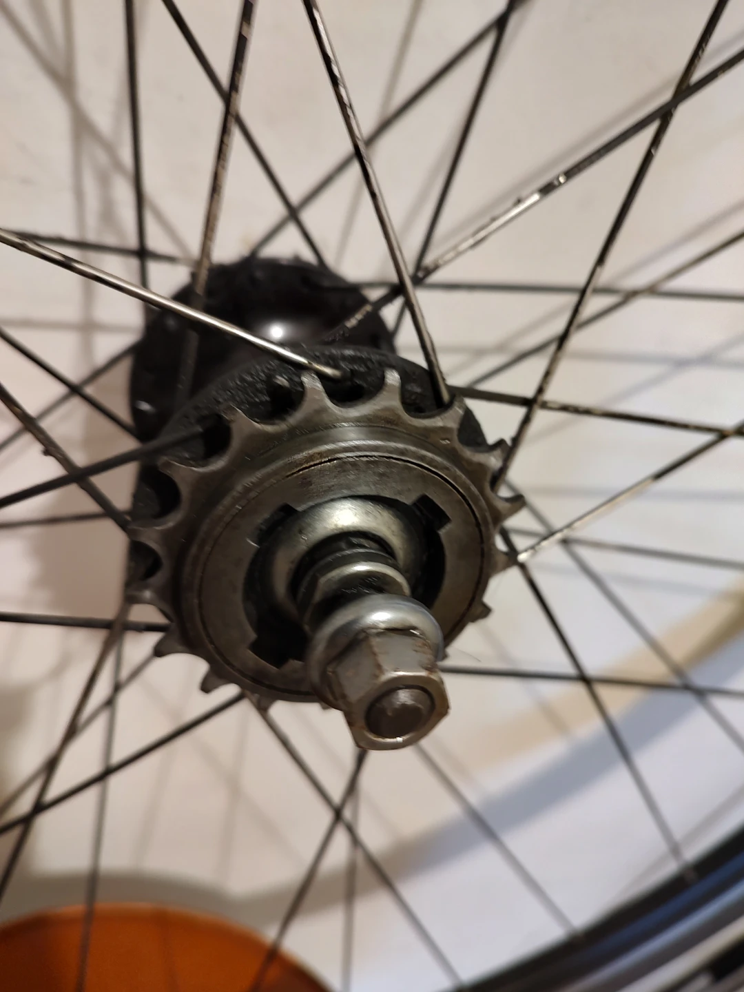 Flip/flop 700C bike wheel with Gatorskin Tire, downtown Toronto - photo 2