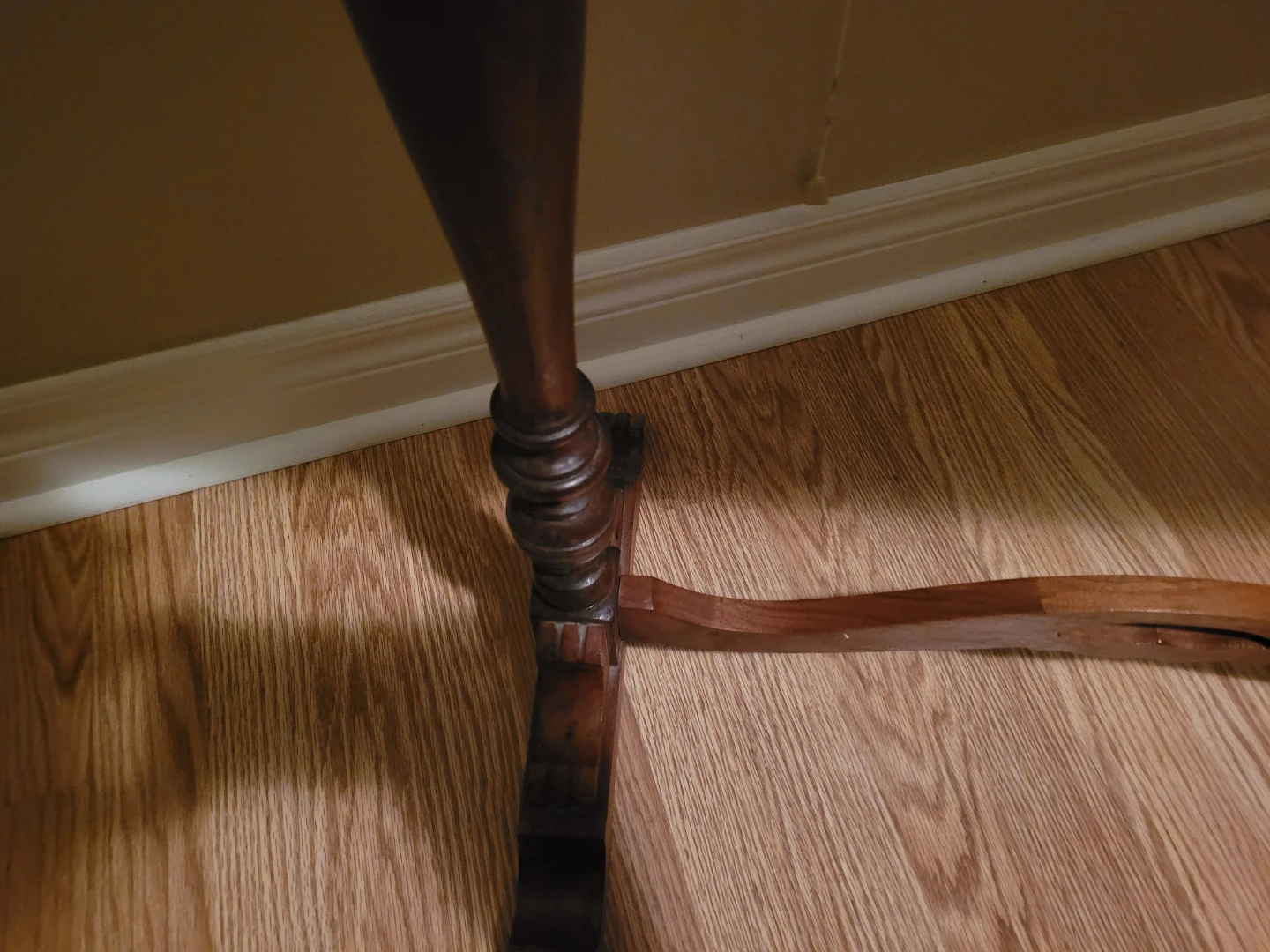 Wood console table - photo 2