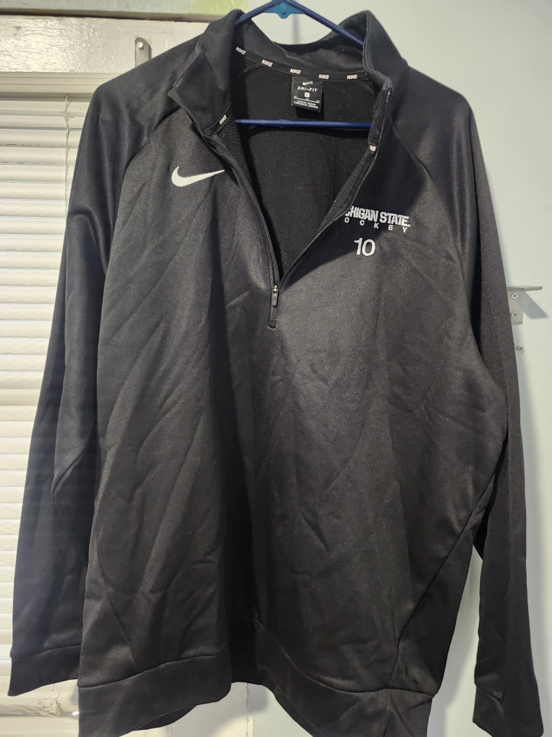 Nike Michigan State Hockey 1/4 Zip Pullover,