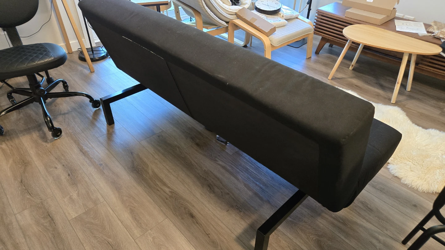 Black Ikea Sofa Bed - photo 3