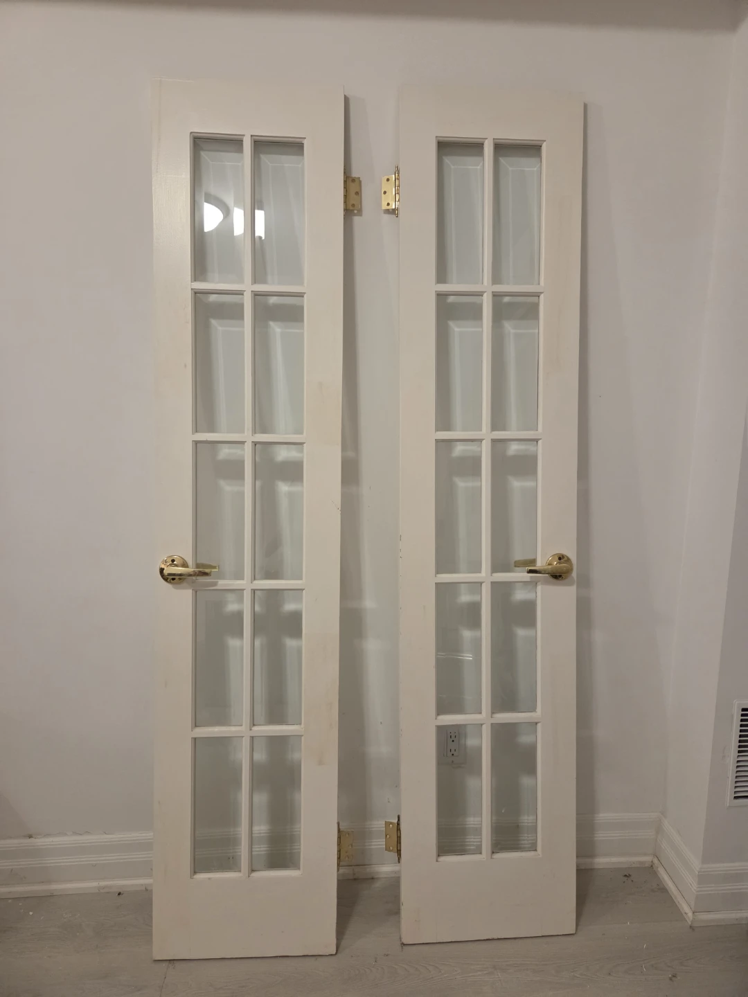 Pair of White French Doors