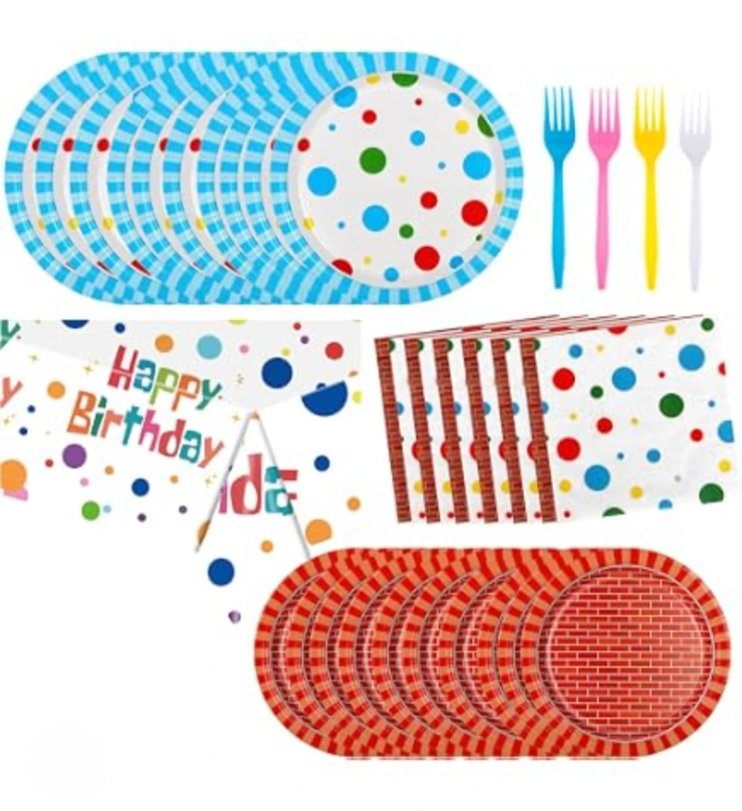 Birthday Party Supply Set