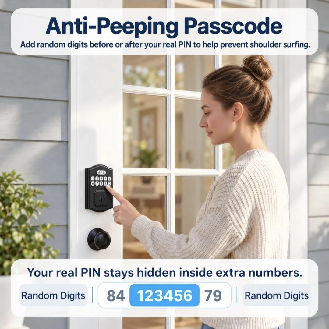 Electronic Deadbolt Keypad Lock - photo 5
