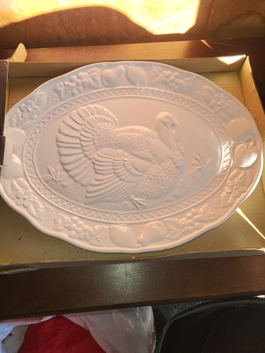 Ceramic Turkey Platter - photo 2