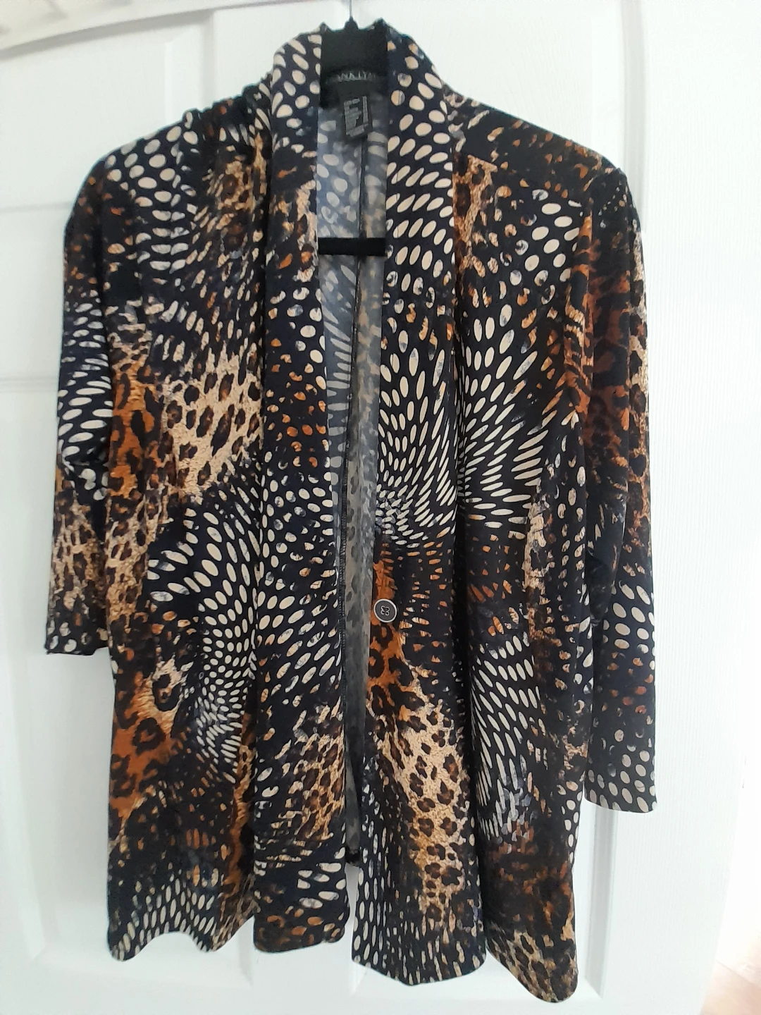 Frank Lyman Animal Print Blazer