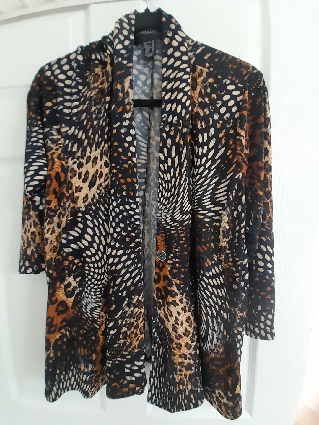 Frank Lyman Animal Print Blazer