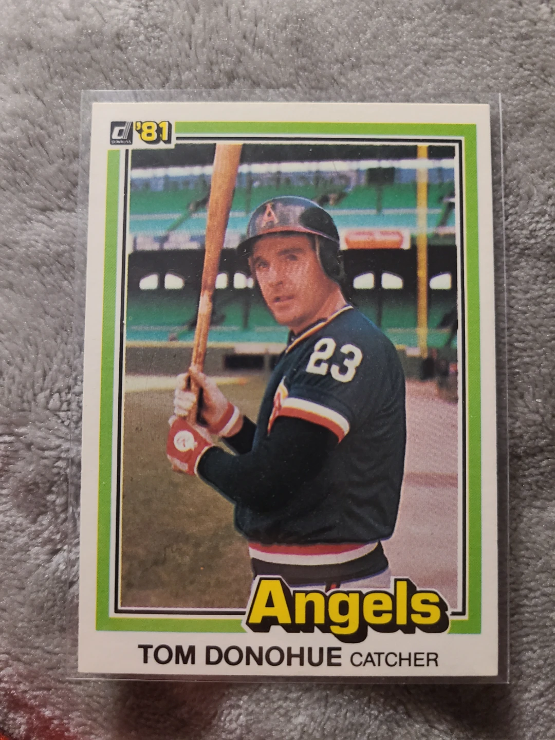 1981 Donruss Tom Donohue Baseball Card
