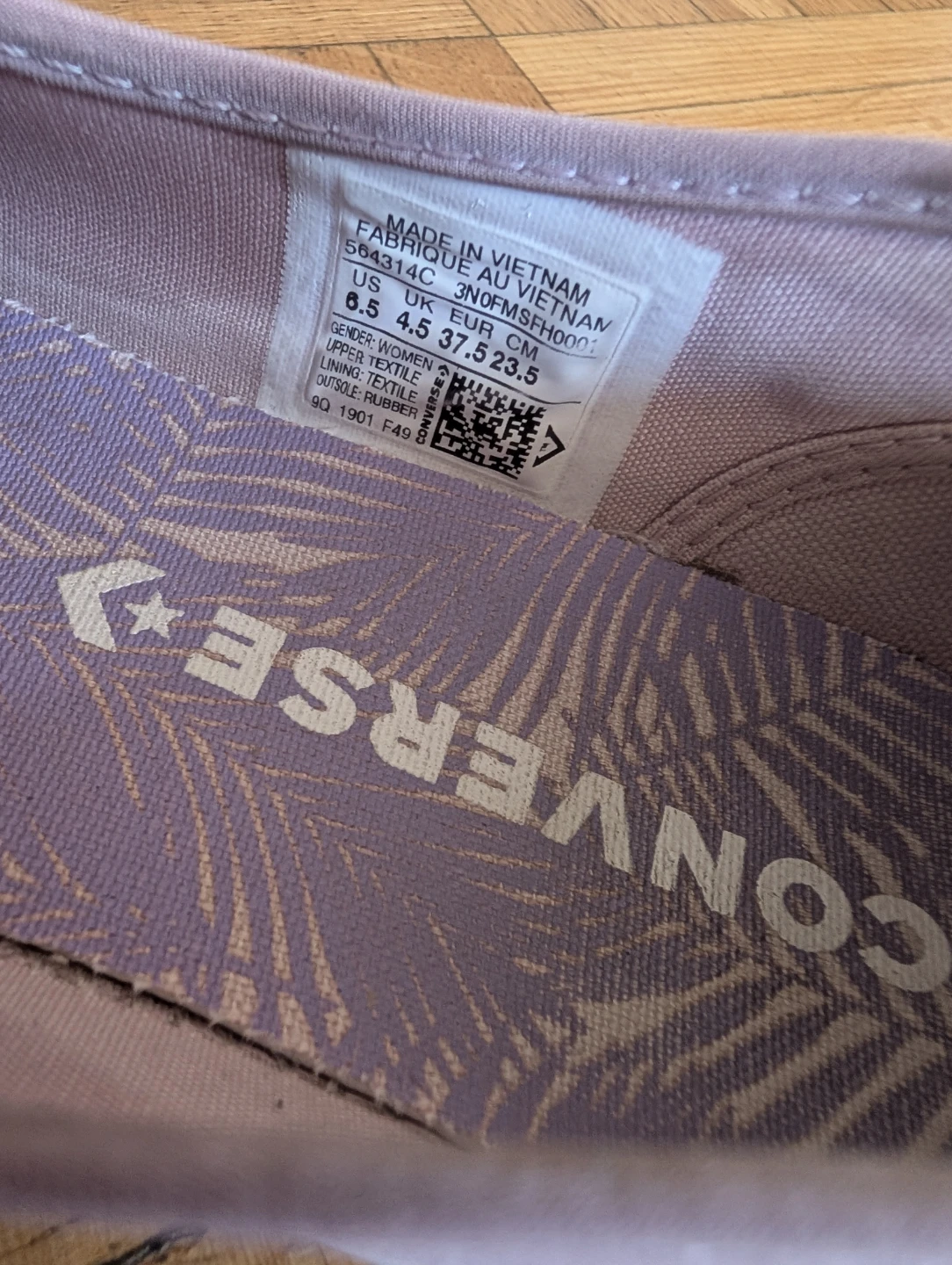Converse All Stars Women's Lavender Sneakers - photo 2