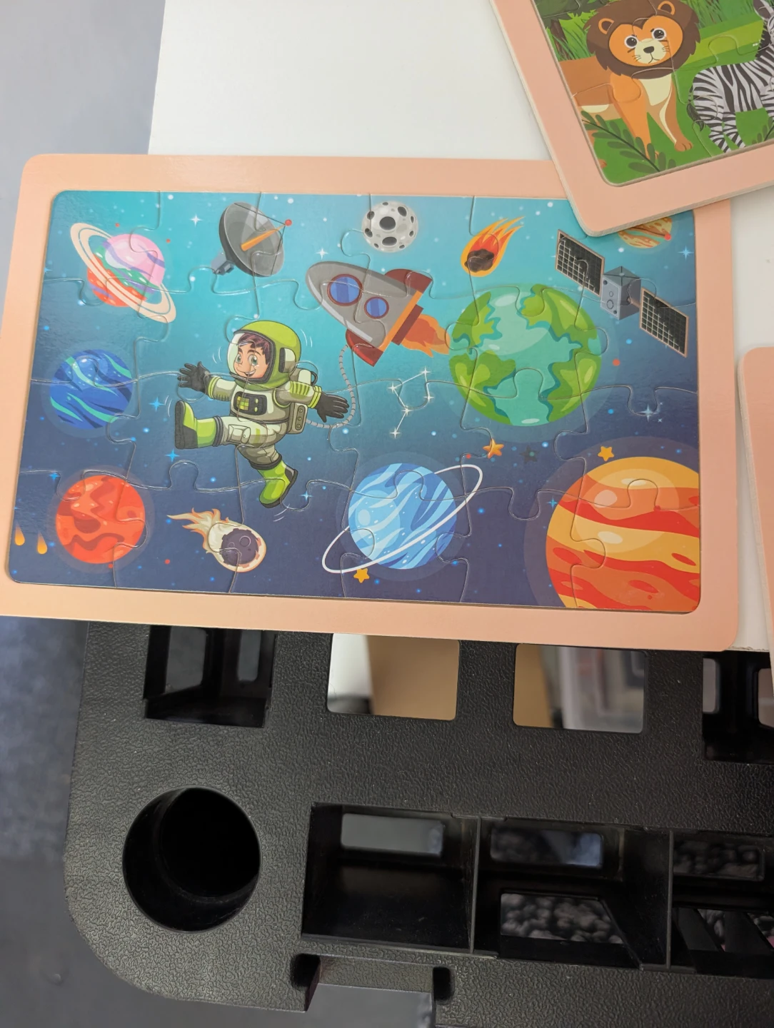 Set of 6 Wooden Jigsaw Puzzles for Kids - photo 4