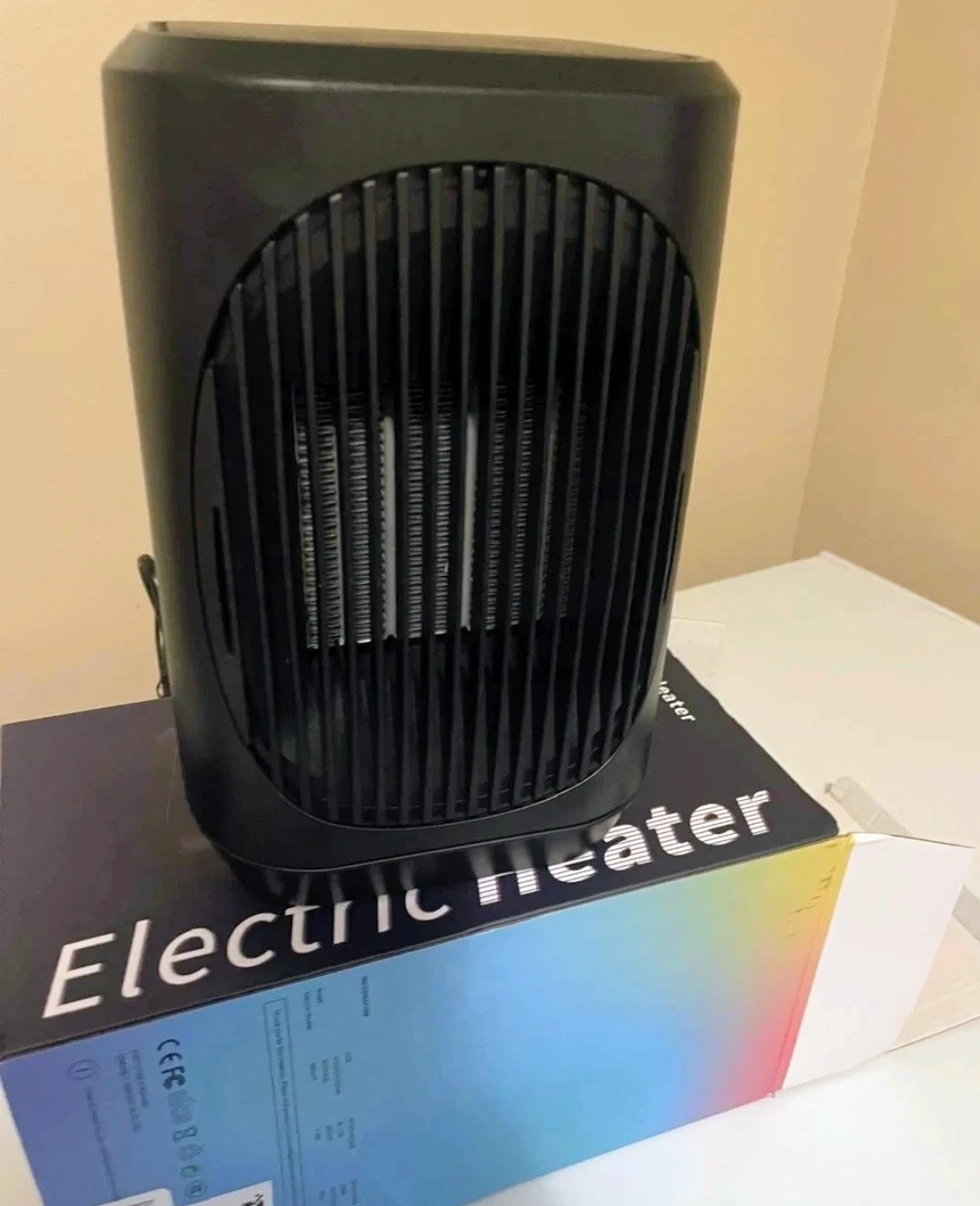 Portable Black Electric Heater🏈 - photo 3