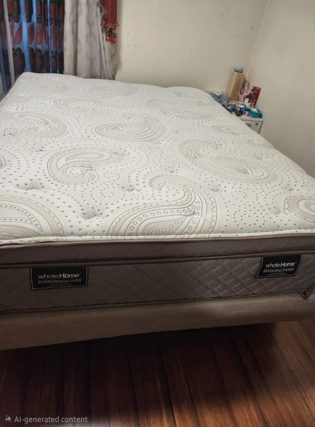 Whole Home Birmingham Queen Bed Frame and Mattress