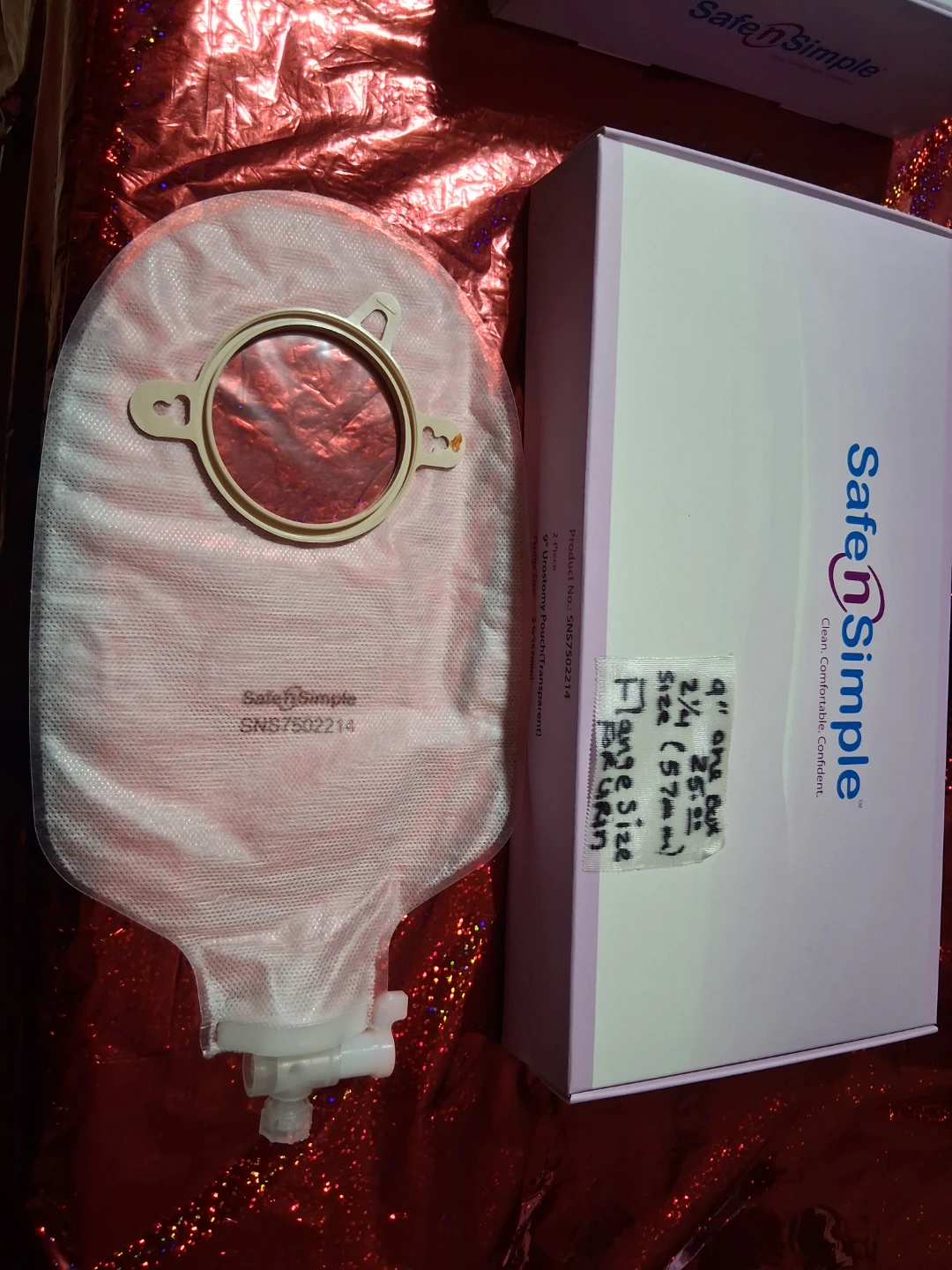 Safe n Simple 2-Piece Urostomy Pouch SNS7502214