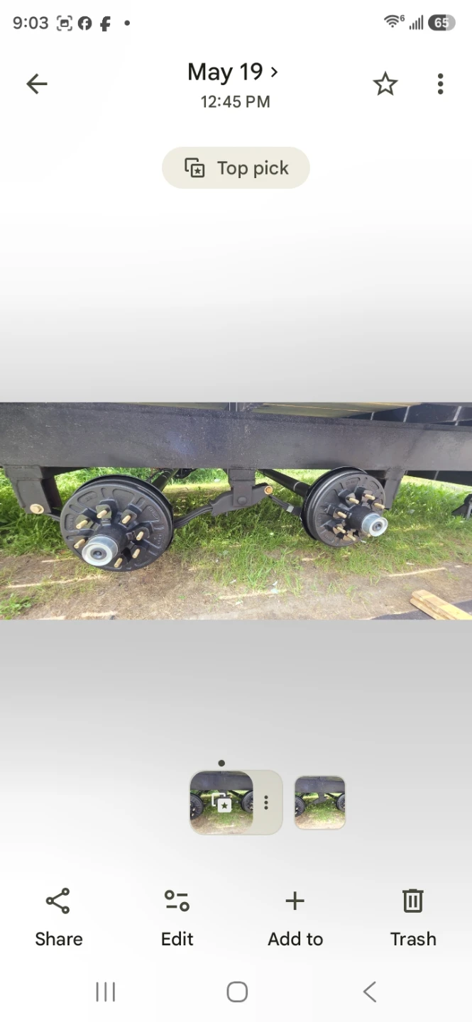Utility trailer flatbed deck over 20x8 ft - photo 4