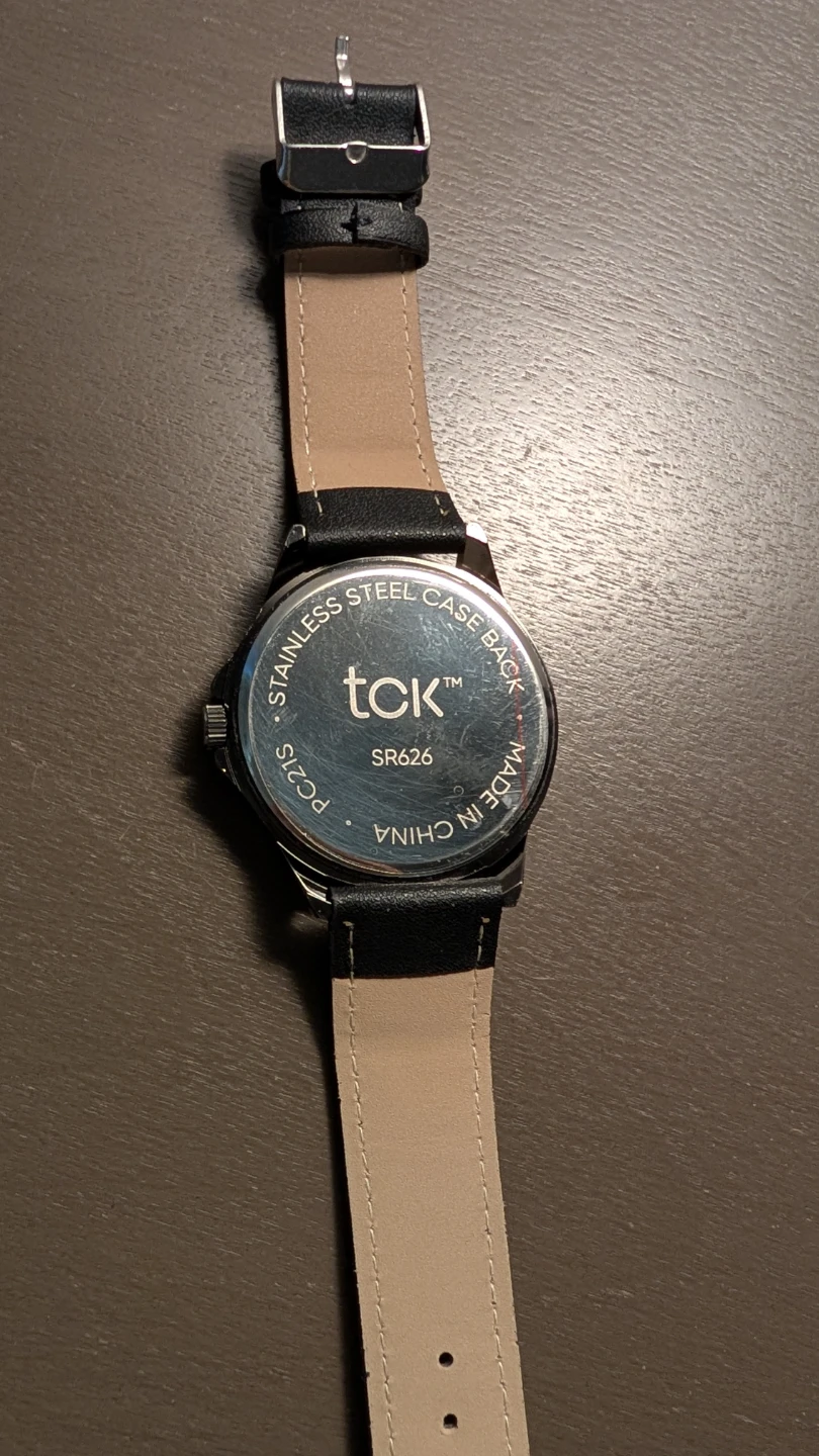 TCK black analog watch - photo 3
