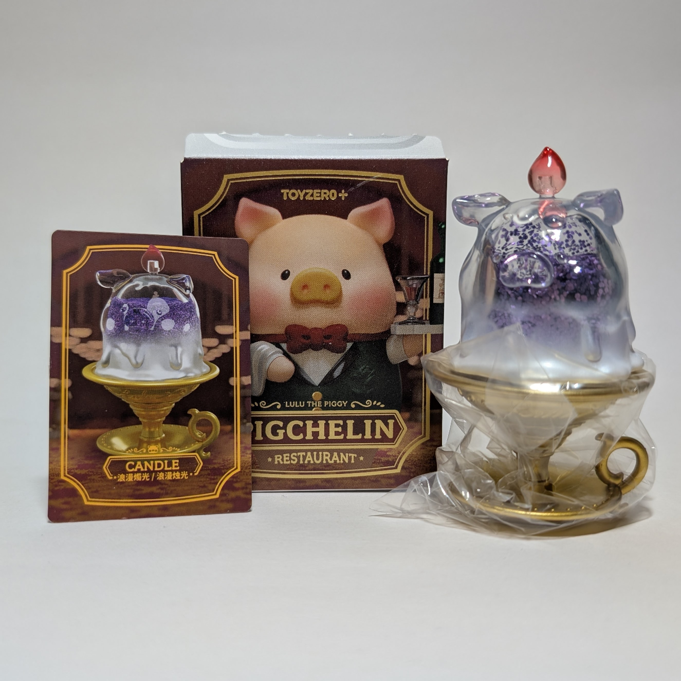 Pigchelin Restaurant Candle Figurine | Lulu the Piggy